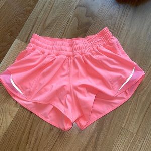 Orange Lulu shorty Hot shorts